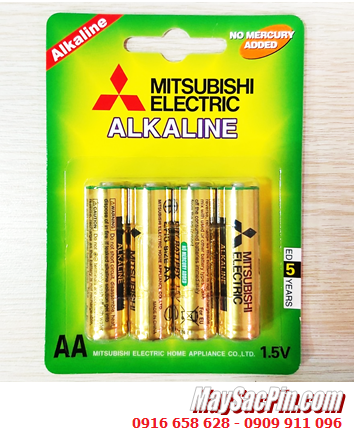 Mitsubishi LR6 _Pin tiểu AA 1.5v Alkaline Mitsubishi LR6 MN1500 chính hãng (Loại vỉ 4viên)